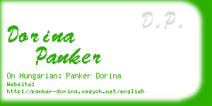 dorina panker business card